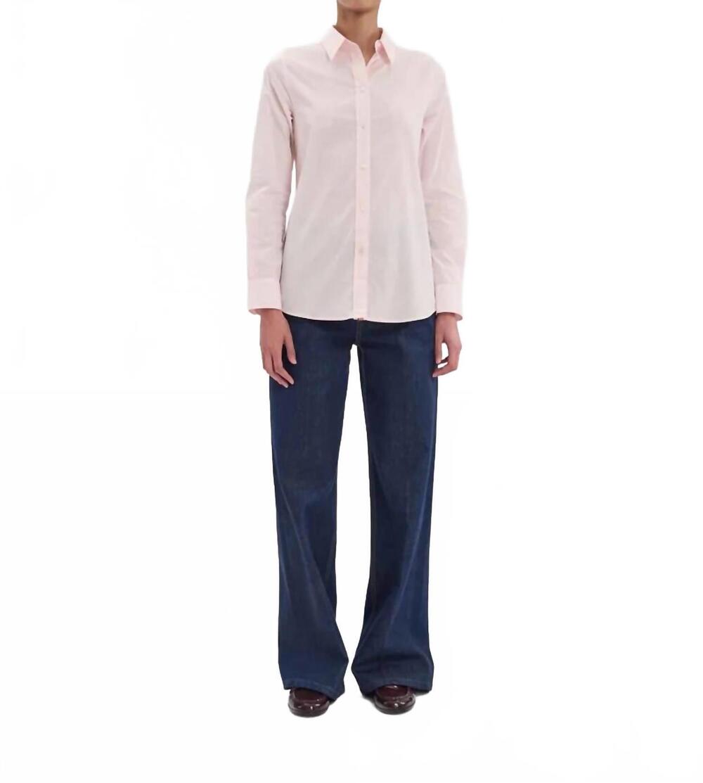 NEW INES DE LA FRESSANGE women's martin shirt in pale pink